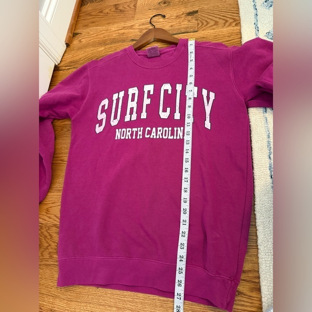 Surf City North Carolina NC Comfort Colors Sweatshirt Size Small - Picture 7 of 7
